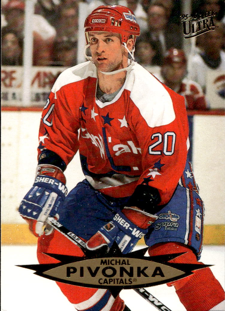 MICHAL PIVOŇKA 95-96 Fleer Ultra (barva na kartě)