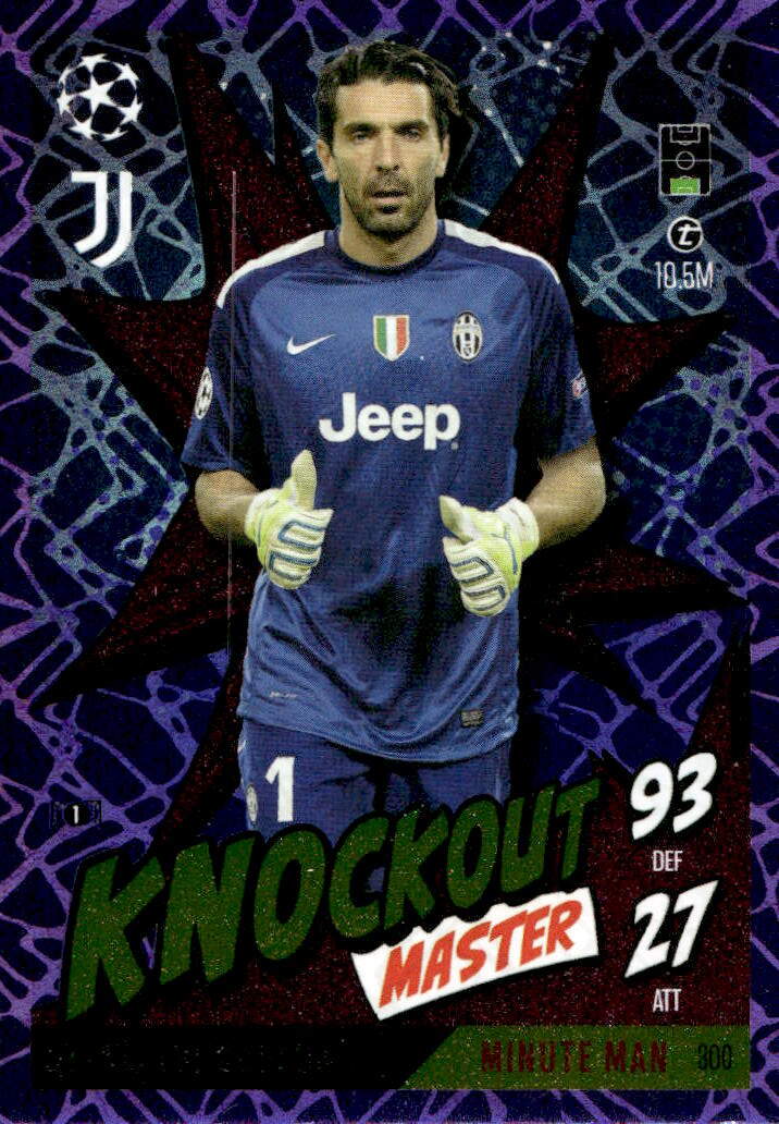 Purple Knockout Master GIANLUIGI BUFFON 24-25 Match Attax Extra UCL