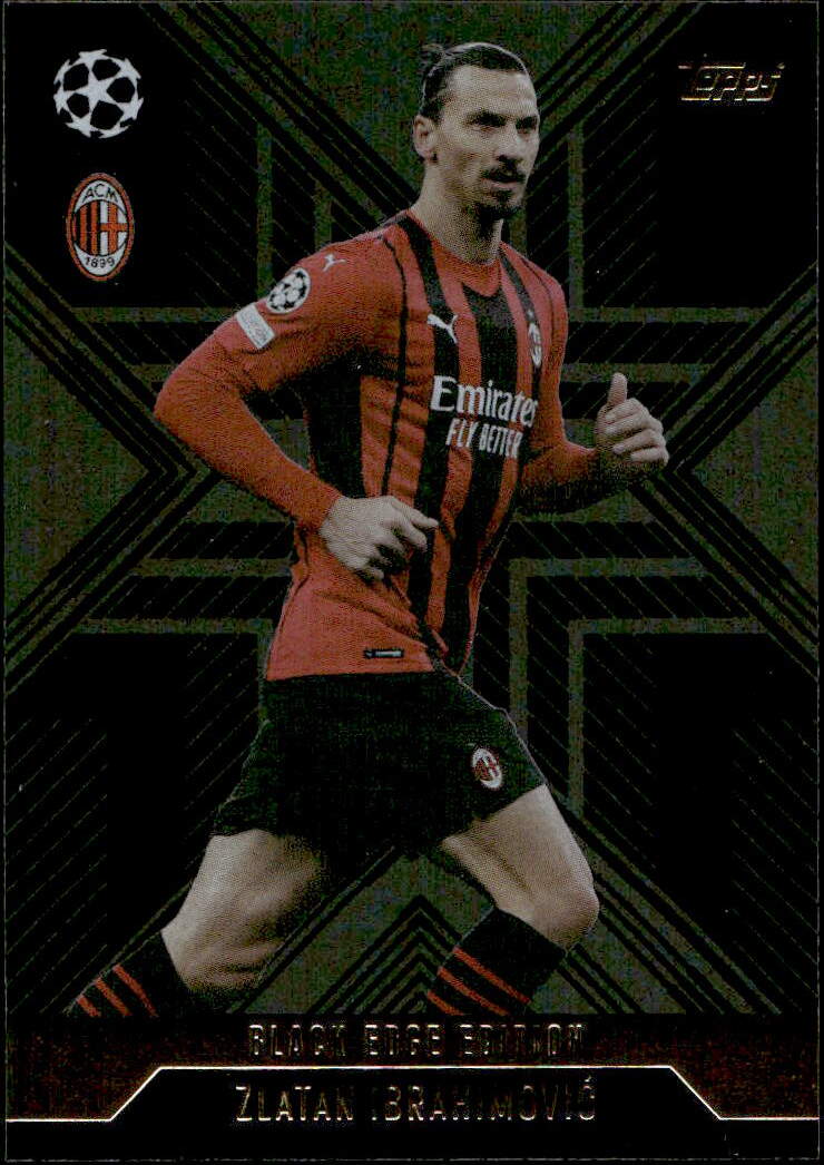 Black Edge Edition ZLATAN IBRAHIMOVIC 24-25 Match Attax Extra UCL