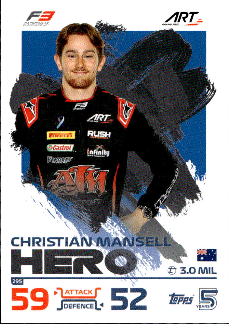 Hero CHRISTIAN MANSELL 2024 Topps Turbo Attax