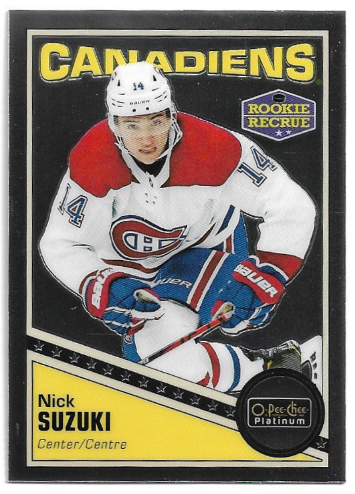 Retro Rookie NICK SUZUKI 14-15 UD O-Pee-Chee OPC Platinum