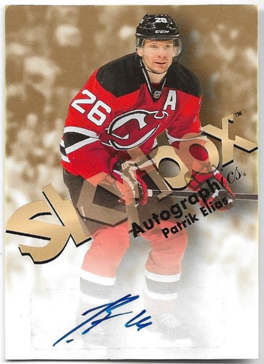 Auto 1999 Skybox Premium Autographics PATRIK ELIÁŠ 12-13 Fleer Retro