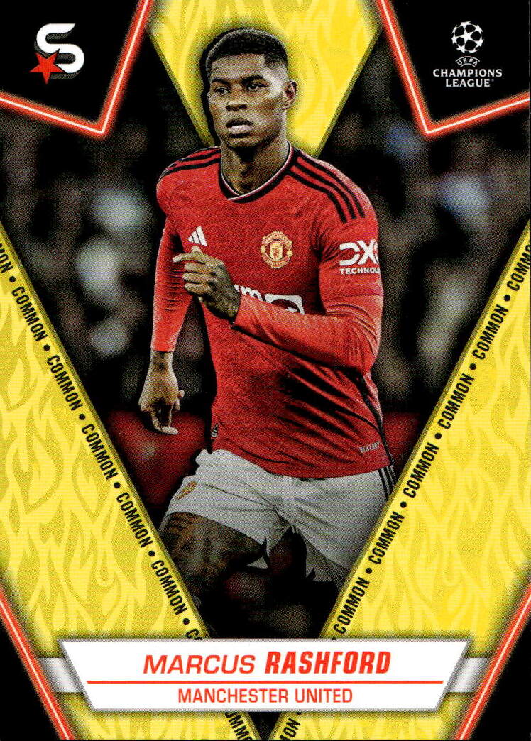 Variations Common Yellow MARCUS RASHFORD 23-24 Topps UEFA Superstars