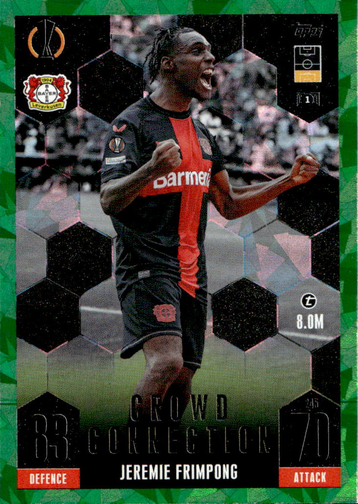 Emerald Foil Crowd Connection JEREMIE FRIMPONG 23-24 Match Attax Extra UCL