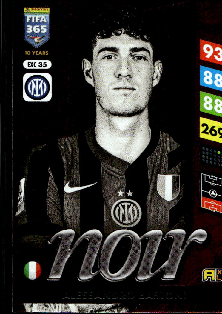 Noir ALESSANDRO BASTONI 2025 Panini FIFA 365