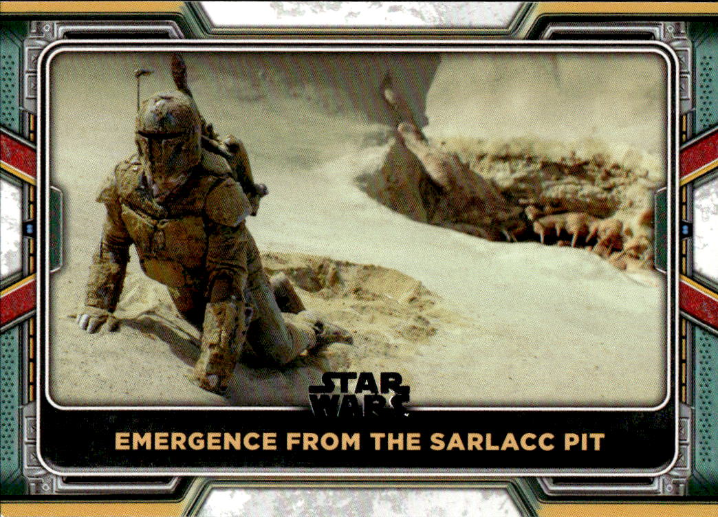 Emergence from the Sarlacc Pit 2022 Topps The Book of Boba Fett