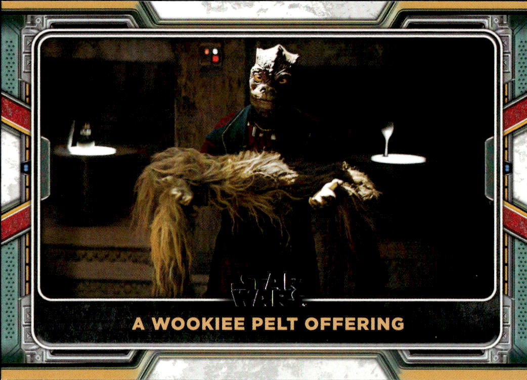 A Wookiee Pelt Offering 2022 Topps The Book of Boba Fett