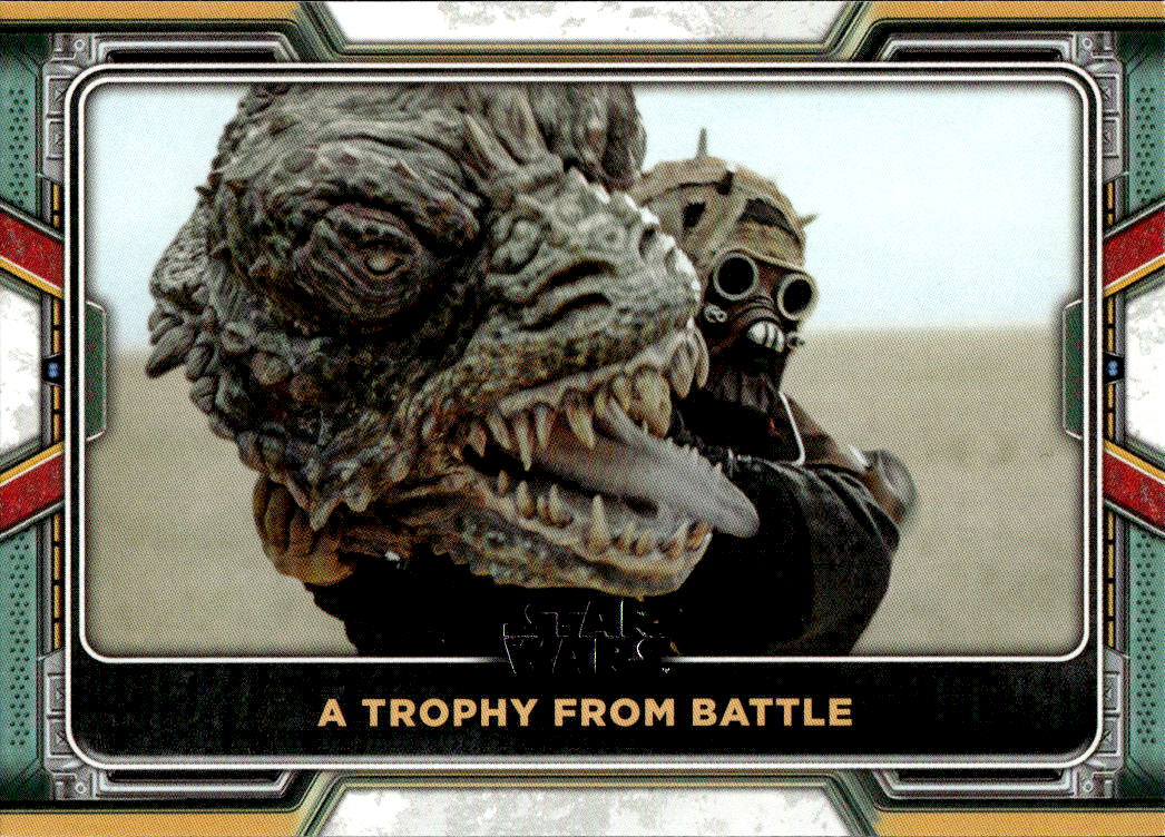 A Trophy from Battle 2022 Topps The Book of Boba Fett