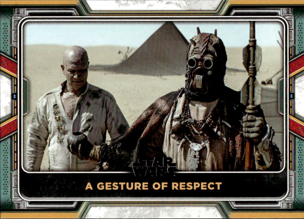 A Gesture of Respect 2022 Topps The Book of Boba Fett