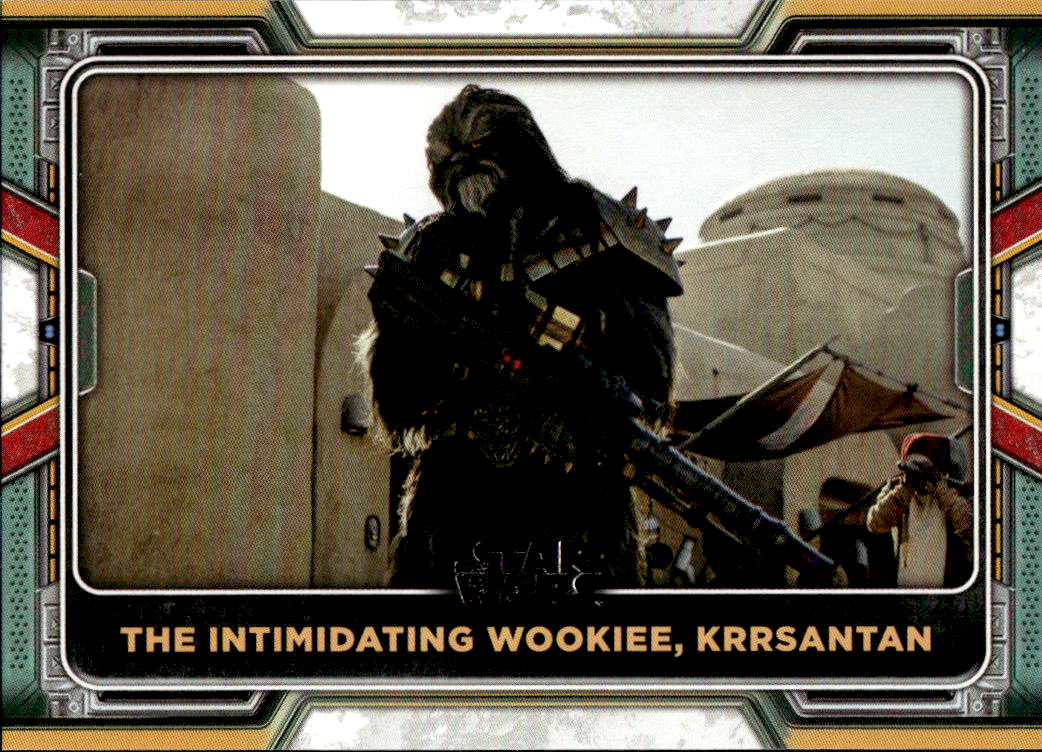 The Intimidating Wookiee, Krrsantan 2022 Topps The Book of Boba Fett
