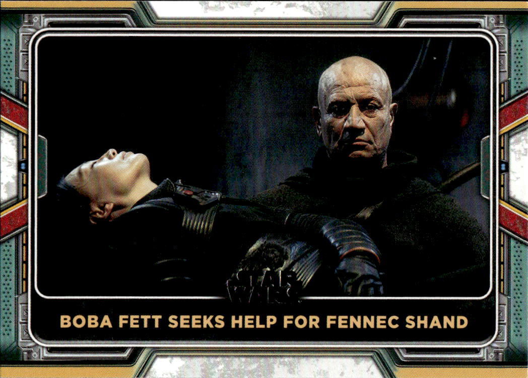 Boba Fett Seeks Help for Fennec Shand 2022 Topps The Book of Boba Fett