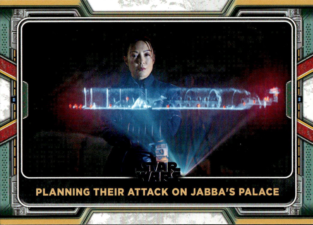 Planning their Attack on Jabba's Palace 2022 Topps The Book of Boba Fett