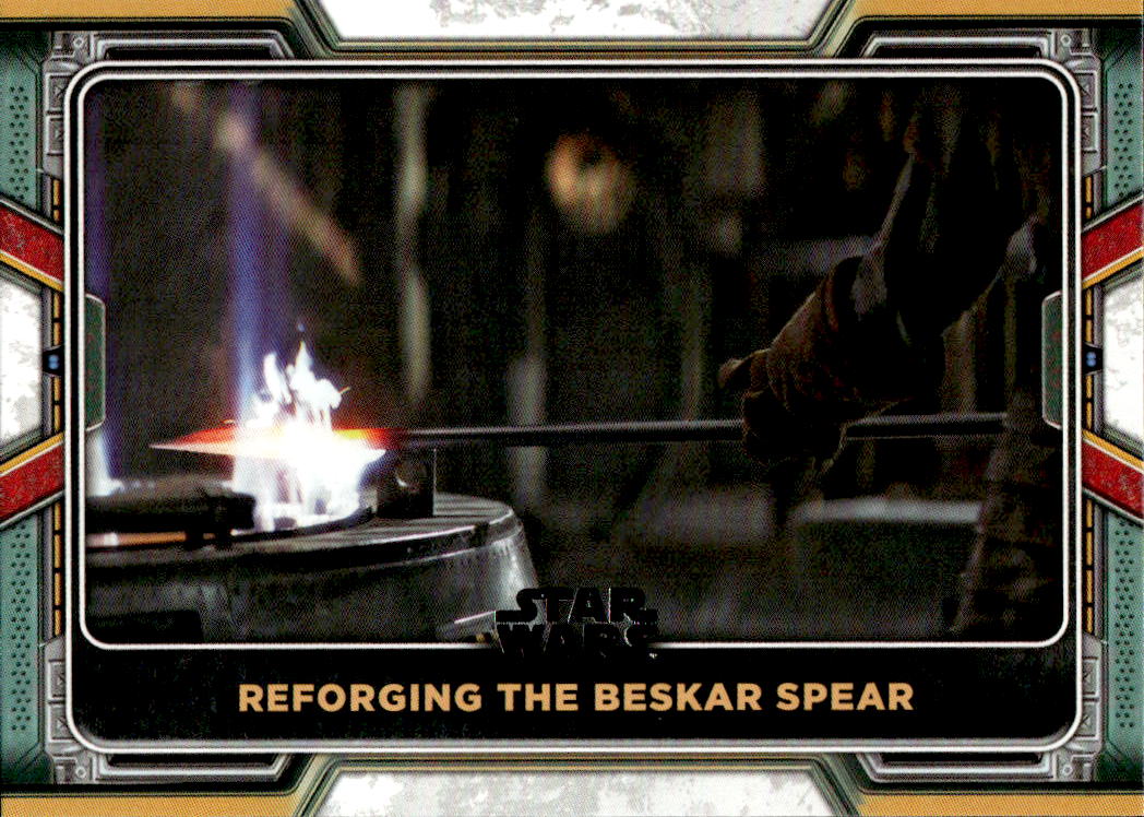 Reforging the Beskar Spear 2022 Topps The Book of Boba Fett