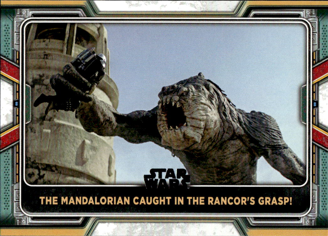 The Mandalorian Caught in the Rancor's Grasp! 2022 Topps The Book of Boba Fett