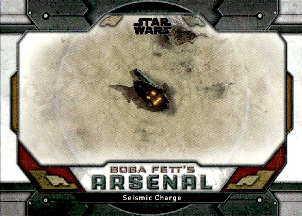 Boba Fett's Arsenal SEISMIC CHARGE 2022 Topps The Book of Boba Fett