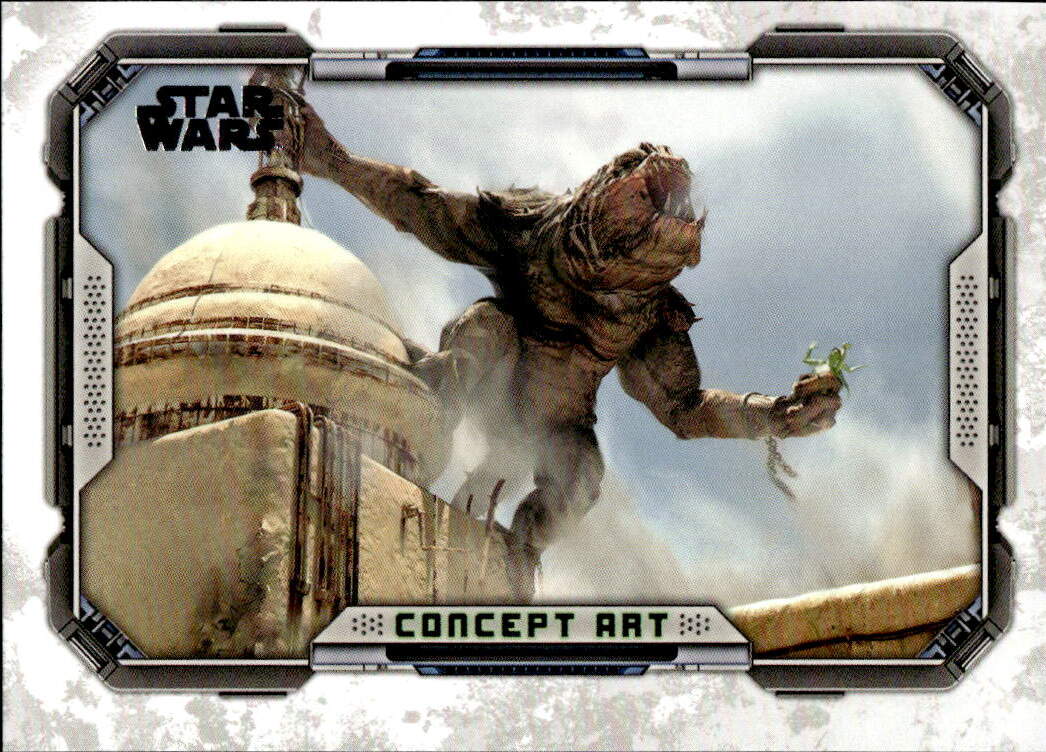 Concept Art RANCOR ON THE LOOSE 2022 Topps The Book of Boba Fett