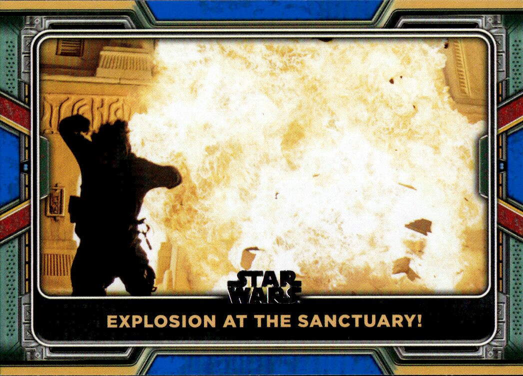 Blue Explosion at the Sanctuary! 2022 Topps The Book of Boba Fett