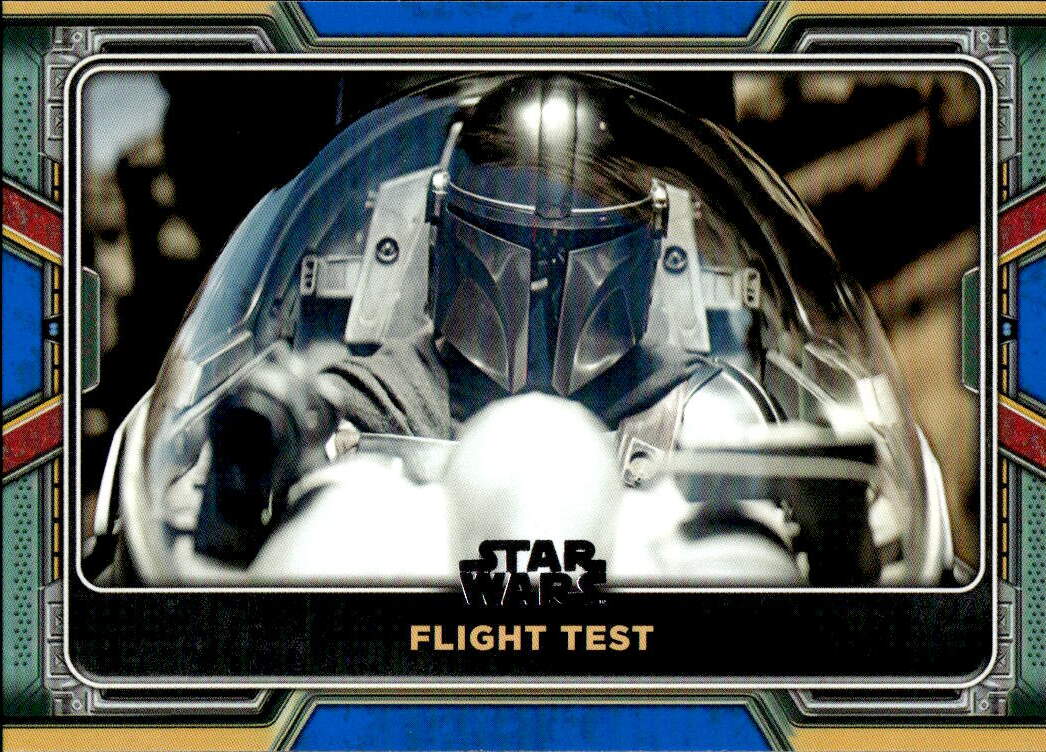 Blue Flight Test 2022 Topps The Book of Boba Fett