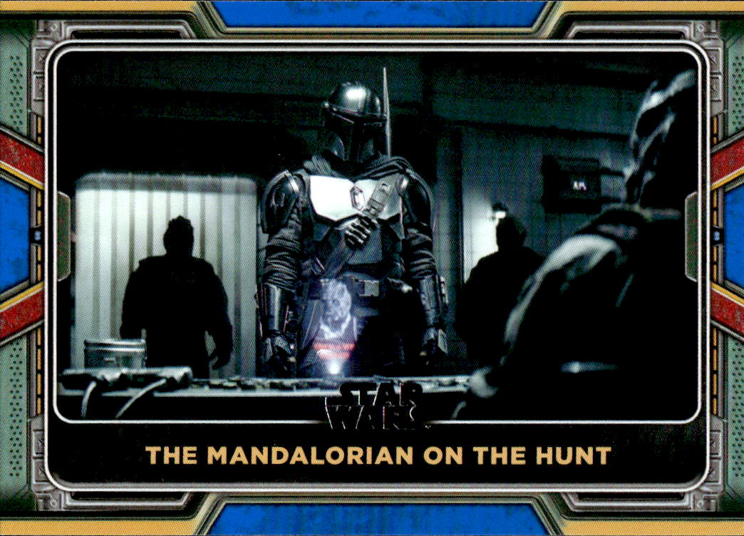Blue The Mandalorian on the Hunt 2022 Topps The Book of Boba Fett