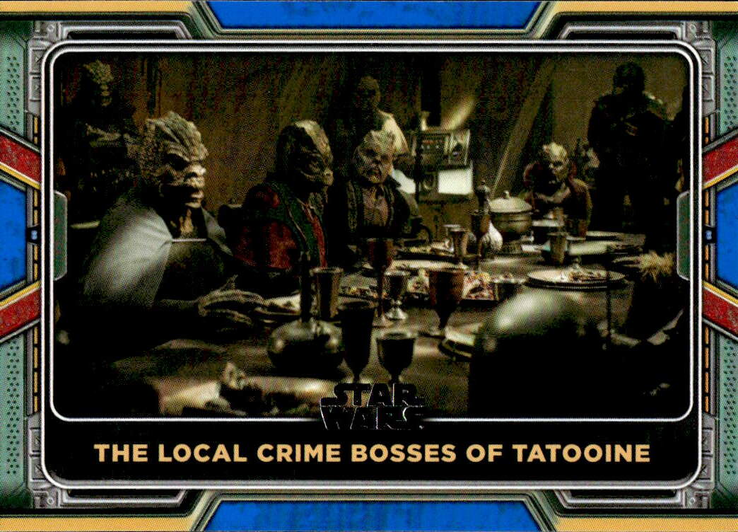Blue The Local Crime Bosses of Tatooine 2022 Topps The Book of Boba Fett