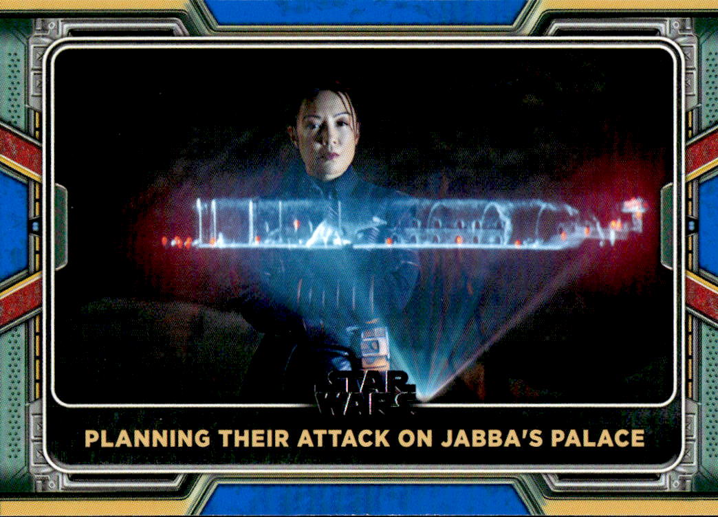 Blue Planning their Attack on Jabba's Palace 2022 Topps The Book of Boba Fett
