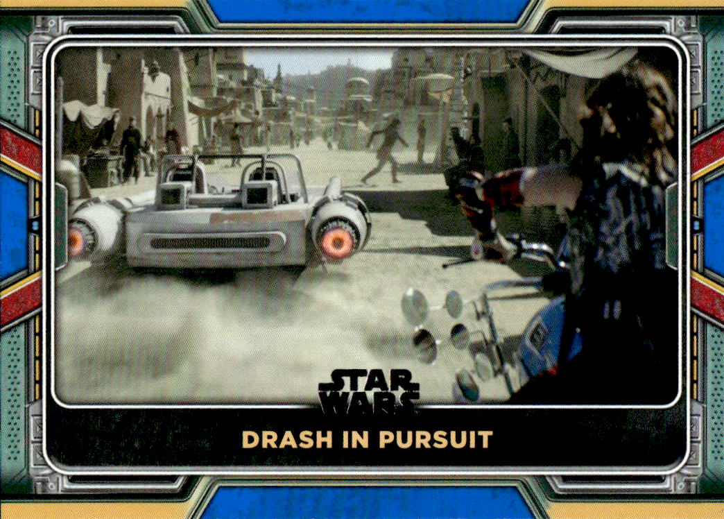 Blue Drash in Pursuit 2022 Topps The Book of Boba Fett