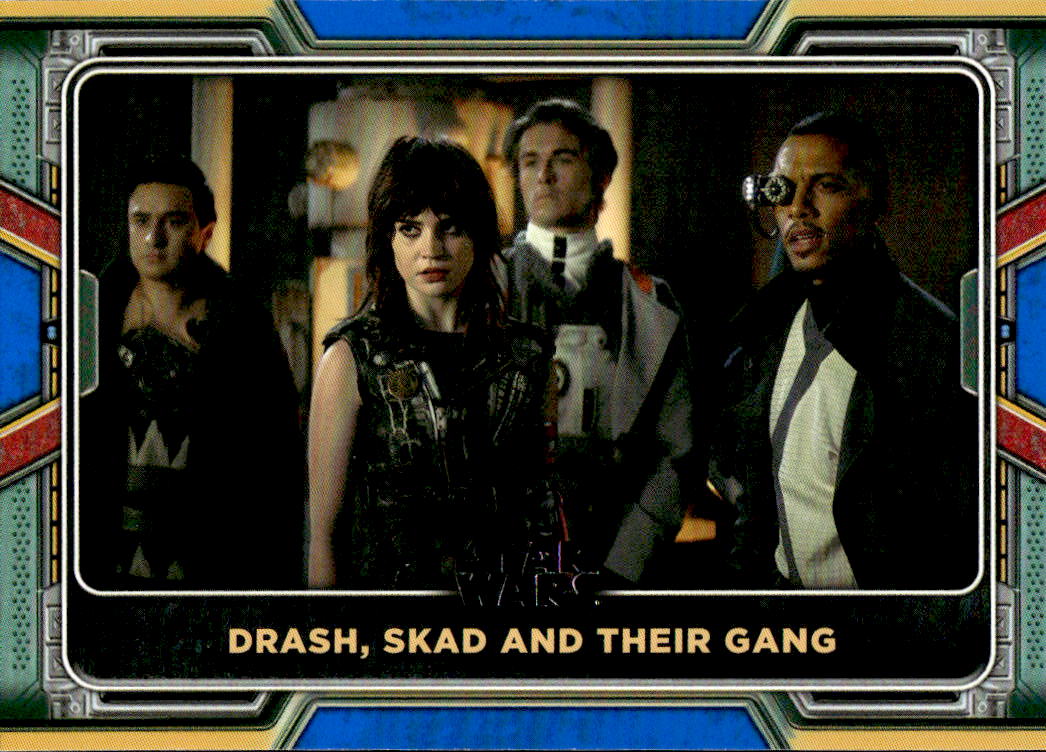 Blue Drash, Skad and their Gang 2022 Topps The Book of Boba Fett