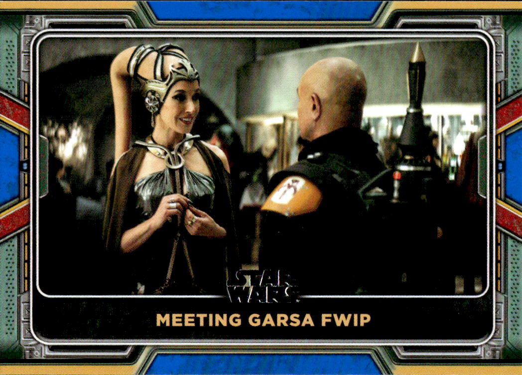 Blue Meeting Garsa Fwip 2022 Topps The Book of Boba Fett