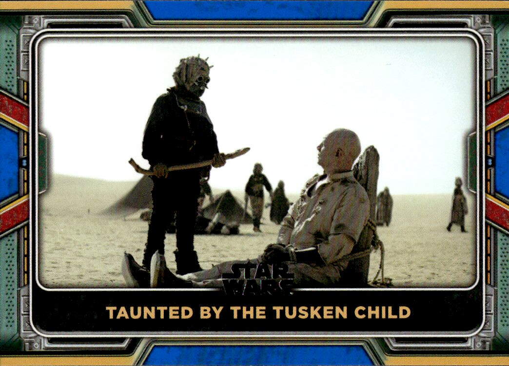 Blue Taunted by the Tusken Child 2022 Topps The Book of Boba Fett
