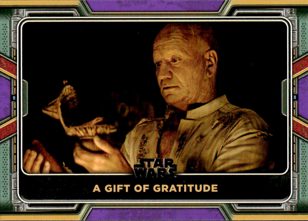 Purple A gift of gratitude 2022 Topps The Book of Boba Fett