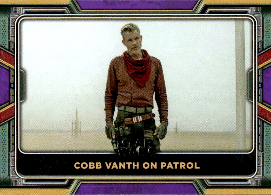 Purple Cobb Vanth on Patrol 2022 Topps The Book of Boba Fett