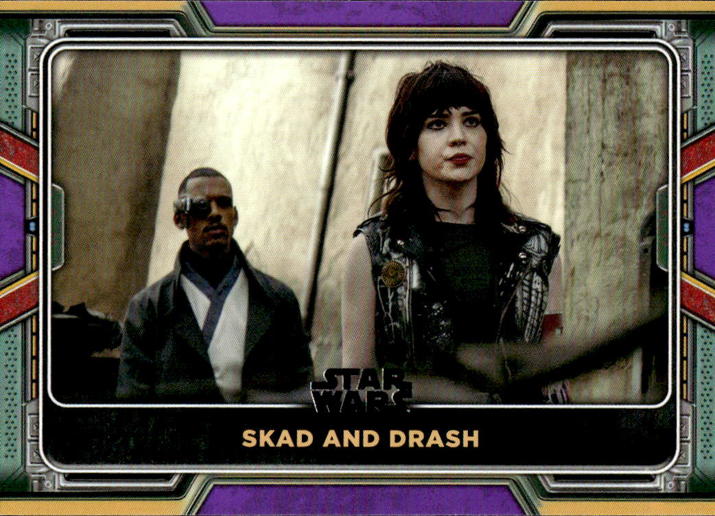 Purple Skad and Drash 2022 Topps The Book of Boba Fett