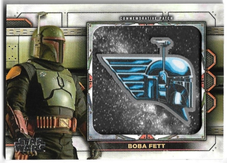 Manufactured Medallion Relic BOBA FETT 2022 Topps The Book of Boba Fett