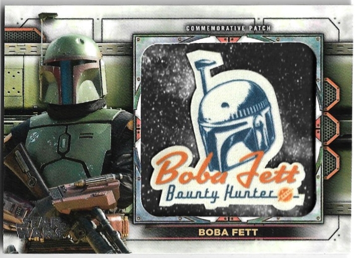 Manufactured Medallion Relic BOBA FETT 2022 Topps The Book of Boba Fett