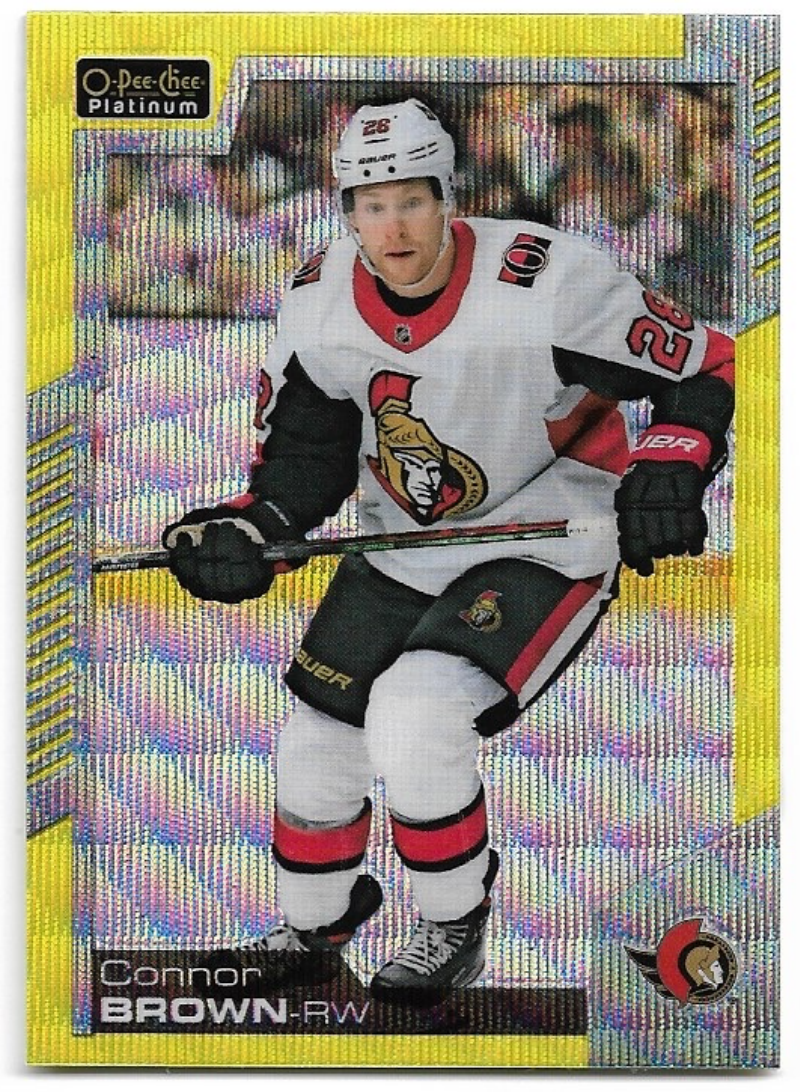 Neon Yellow Surge CONNOR BROWN 20-21 UD O-Pee-Chee OPC Platinum