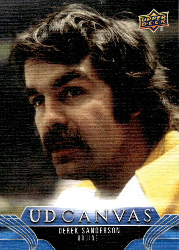 Retired UD Canvas DEREK SANDERSON 23-24 UD Series 2