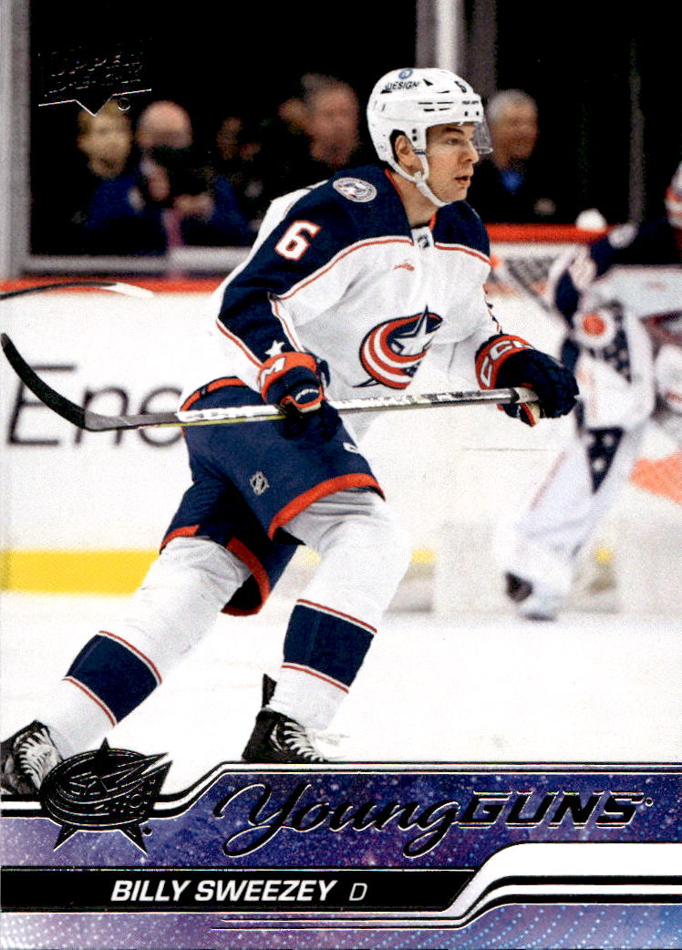 Rookie Young Guns BILLY SWEEZEY 23-24 UD Series 2