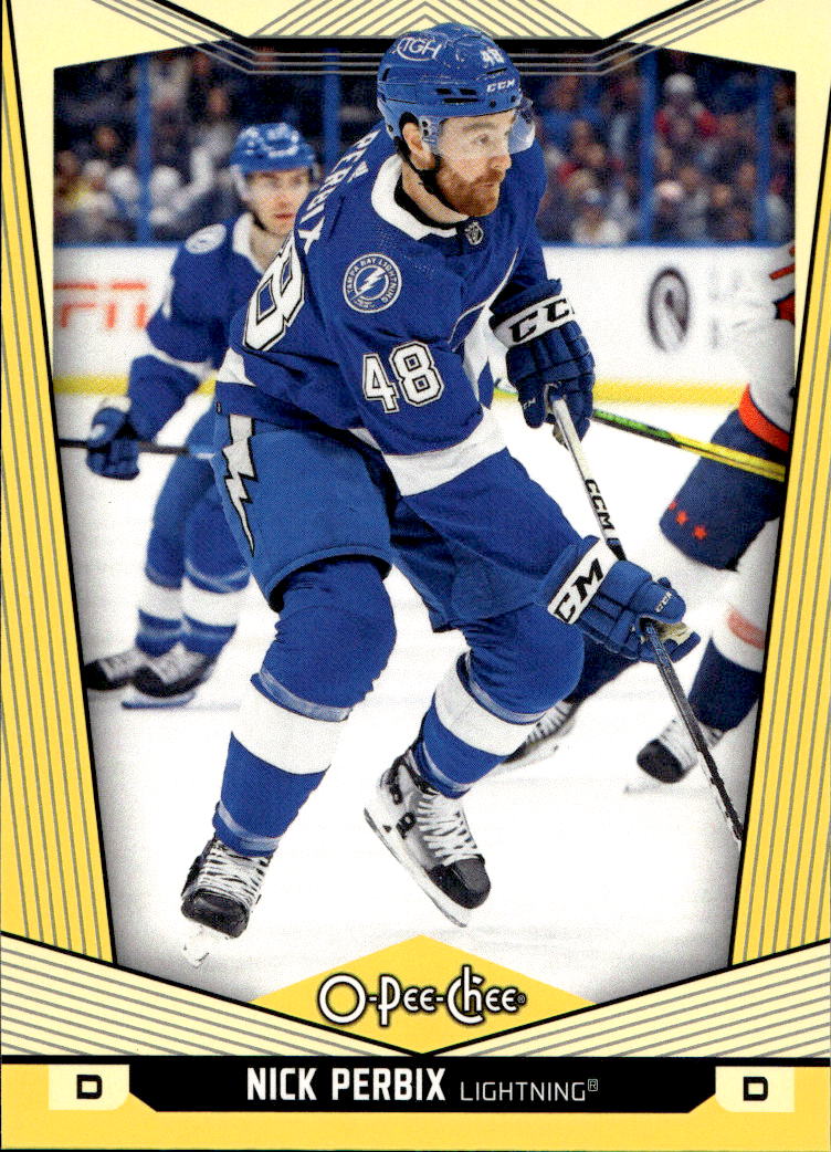 Yellow Border NICK PERBIX 24-25 UD O-Pee-Chee OPC