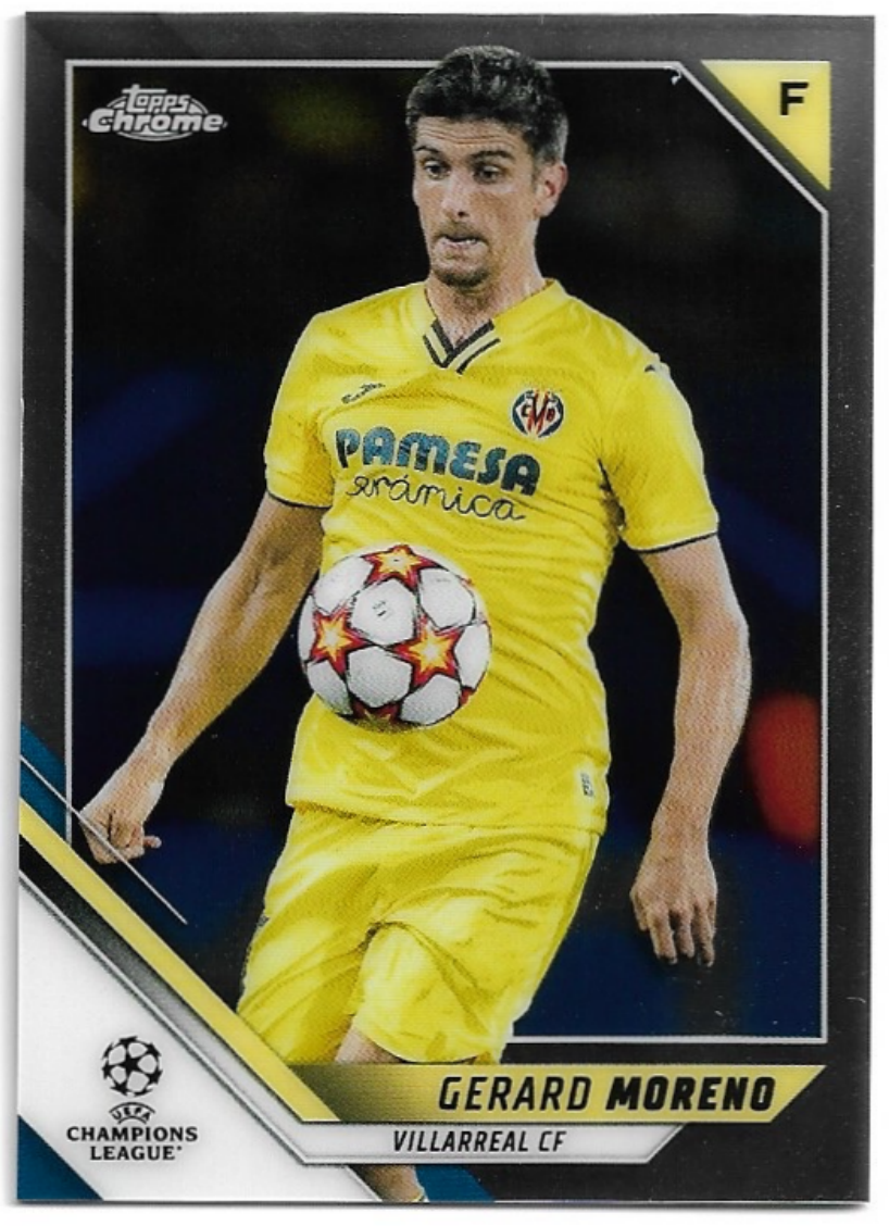 GERARD MORENO 21-22 Topps Chrome UEFA Champions League