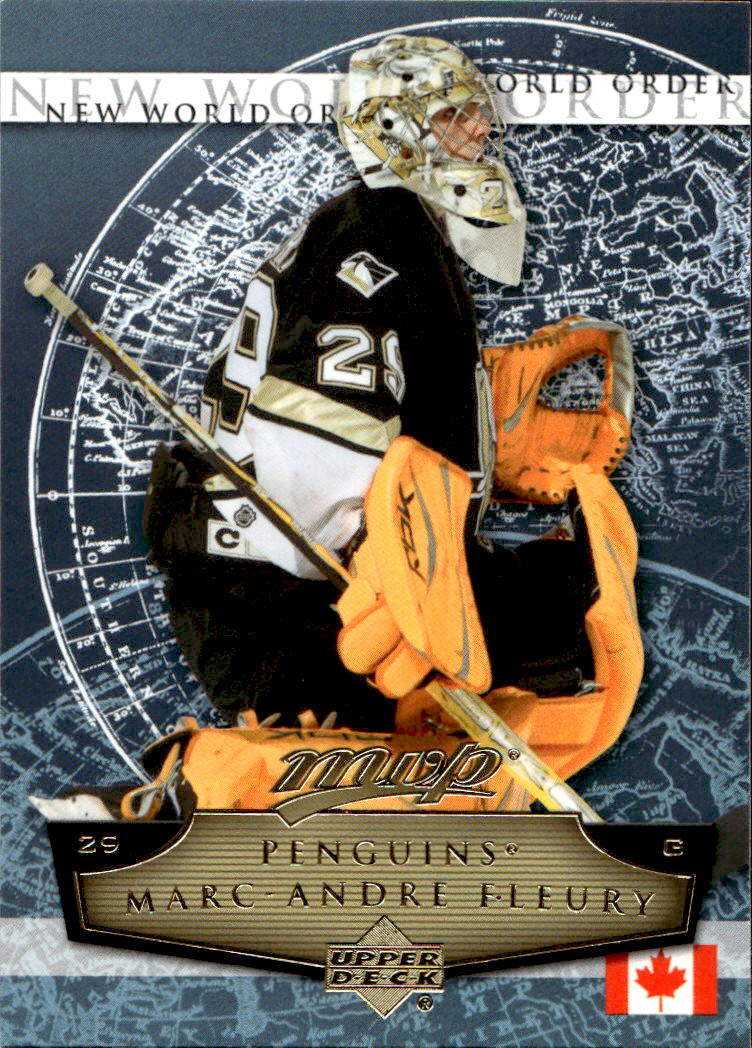 New World Order MARC-ANDRE FLEURY 07-08 UD MVP