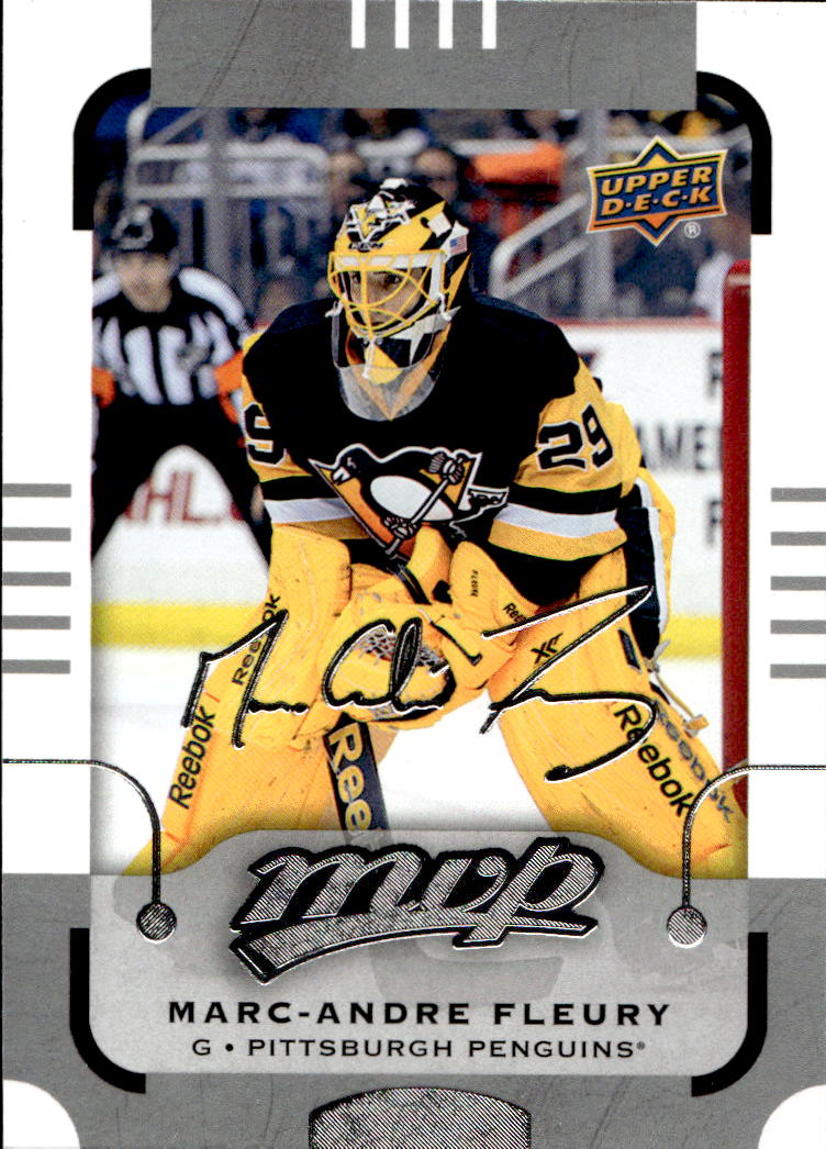 SP Silver Script MARC-ANDRE FLEURY 15-16 UD MVP