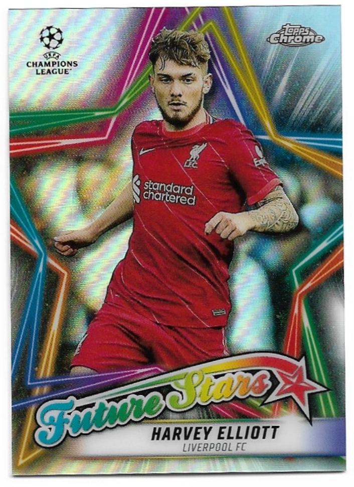 Future Stars HARVEY ELLIOTT 21-22 Topps Chrome UEFA Champions League