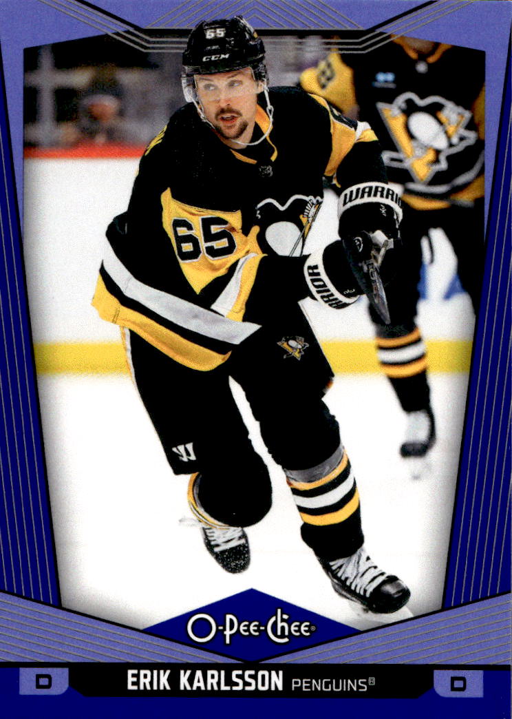 Blue Border ERIK KARLSSON 24-25 UD O-Pee-Chee OPC