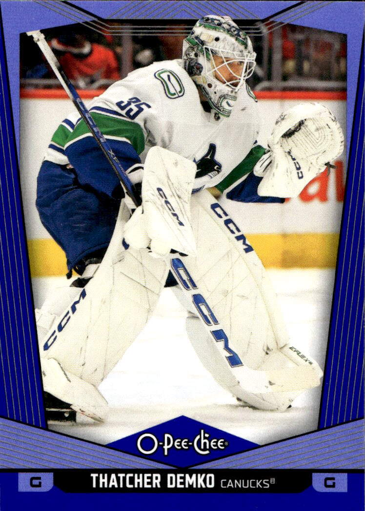 Blue Border THATCHER DEMKO 24-25 UD O-Pee-Chee OPC