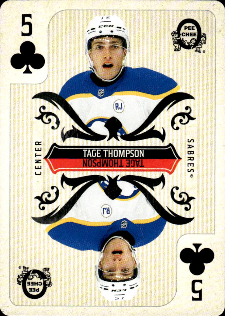 Playing Cards TAGE THOMPSON 24-25 UD O-Pee-Chee OPC