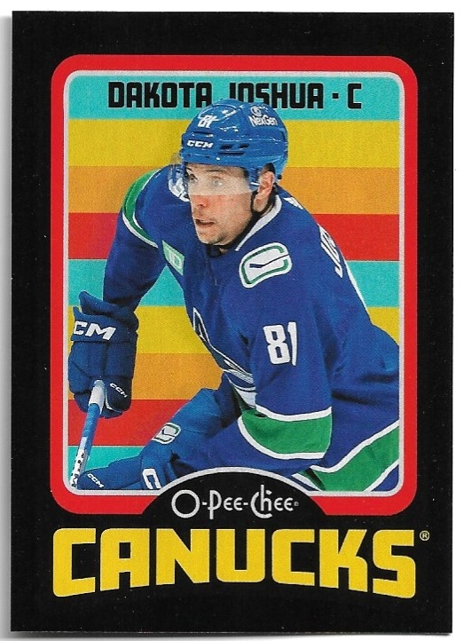 Black Border Retro DAKOTA JOSHUA 24-25 UD O-Pee-Chee OPC /100