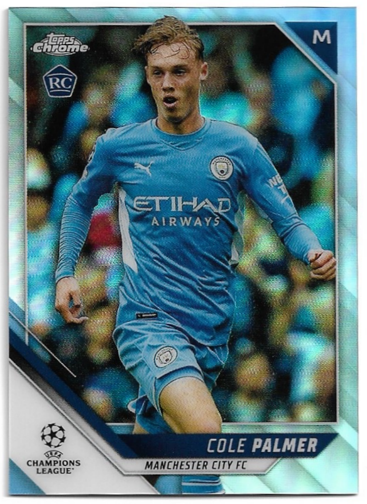 Rookie Refractor COLE PALMER 21-22 Topps Chrome UEFA Champions League
