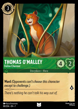 THOMAS O'MALLEY - Feline Charmer