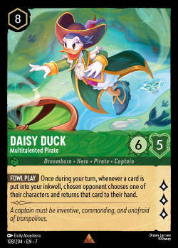 DAISY DUCK - Multitalented Pirate