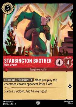 STABBINGTON BROTHER - With a Patch